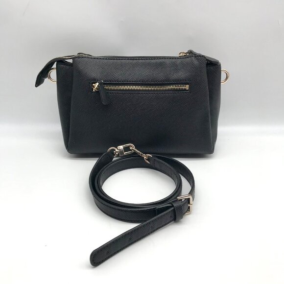 Guess Black Noelle Triple Compartment Crossbody Bag - Picture 2 of 10